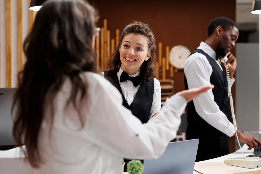 Hospitality businesses managing guest bookings and loyalty perks