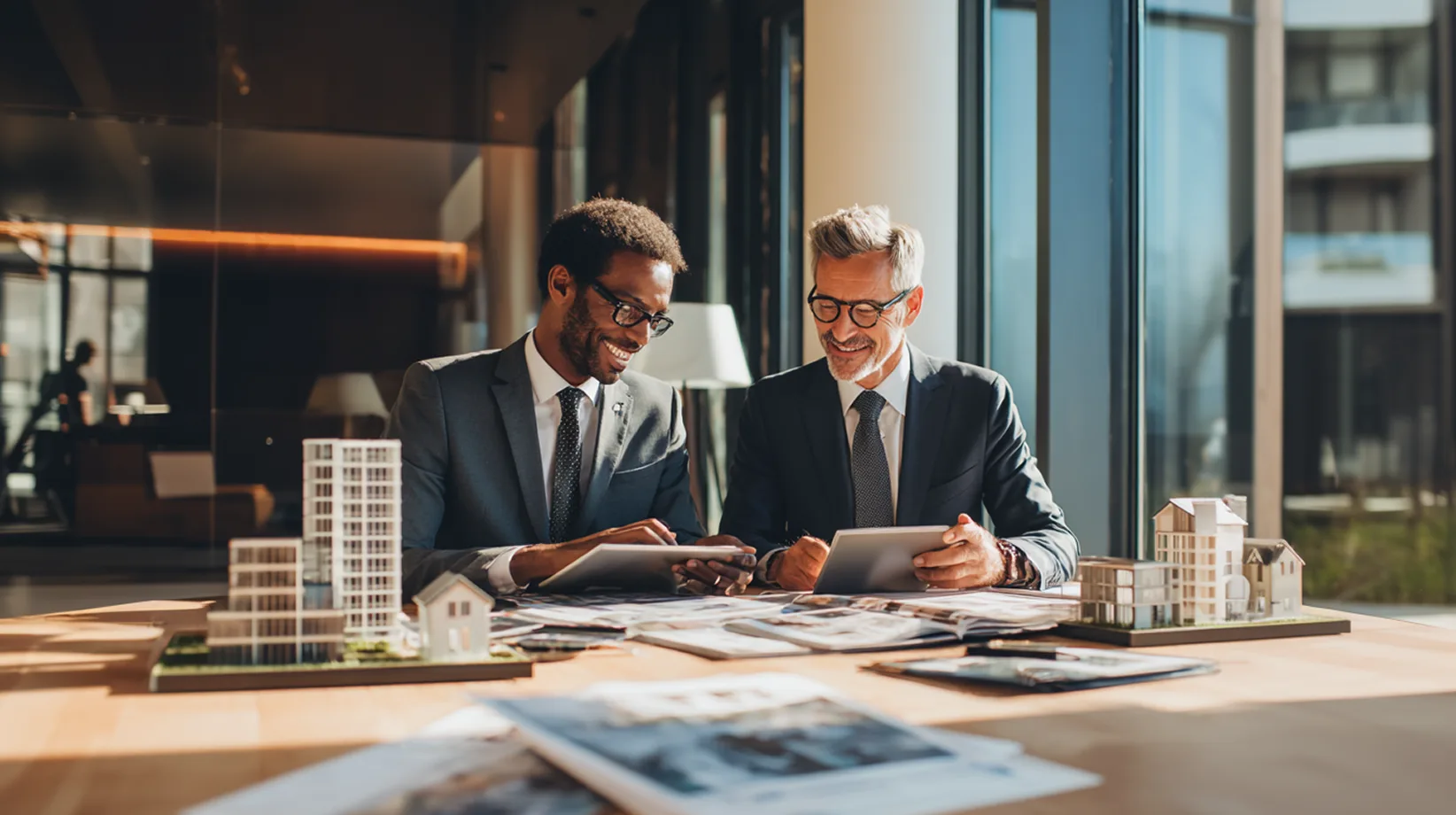 Brokers managing diverse portfolios