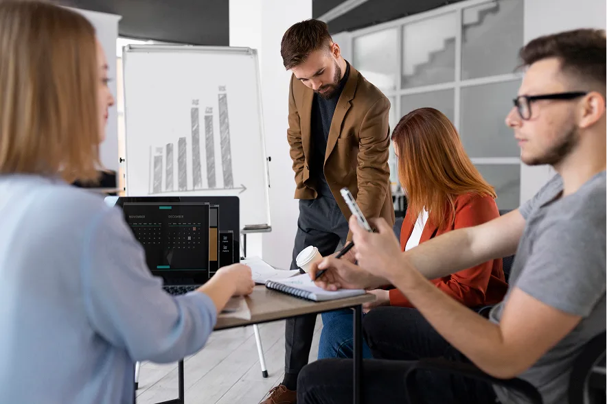 Regular team briefings for remote employees